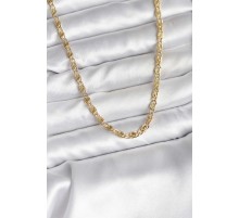 14K Gold Renk Kaplama Zincir Model CM Kadın Kolye - TJ-BKO10732