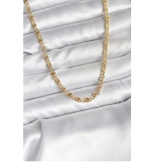 14K Gold Renk Kaplama Zincir Model CM Kadın Kolye - TJ-BKO10732