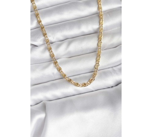 14K Gold Renk Kaplama Zincir Model CM Kadın Kolye - TJ-BKO10732