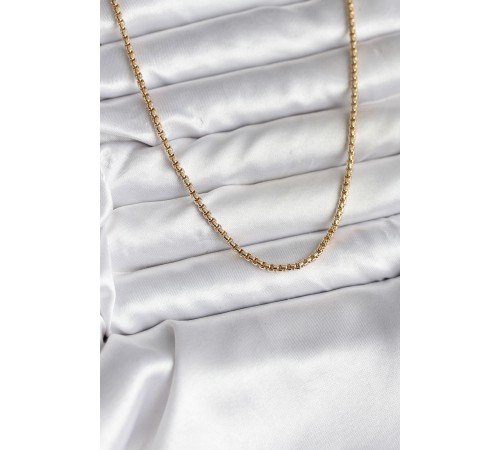 14K Gold Renk Kaplama Zincir Model CM Kadın Kolye - TJ-BKO10737