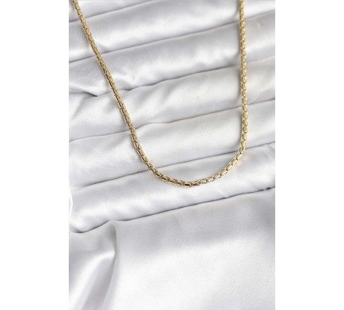 14K Gold Renk Kaplama Zincir Model CM Kadın Kolye - TJ-BKO10742