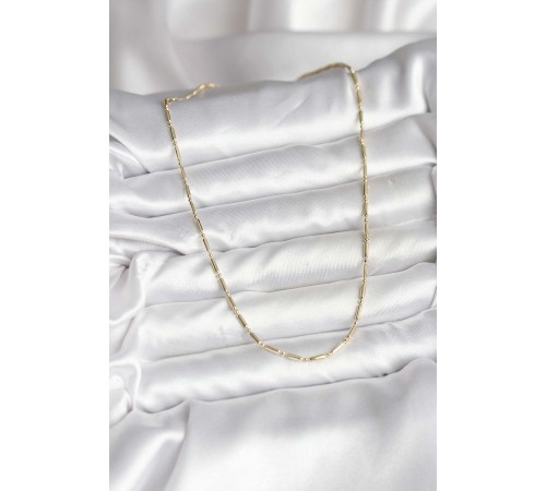 14K Gold Renk Kaplama Zincir Model CM Kadın Kolye - TJ-BKO10746