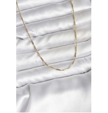 14K Gold Renk Kaplama Zincir Model CM Kadın Kolye - TJ-BKO10746