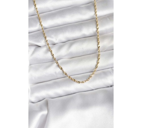 14K Gold Renk Kaplama Burgu Model CM Kadın Kolye - TJ-BKO10747