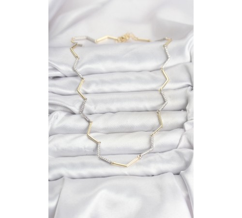 VIP Seri Zikzak Model Kadın Kolye - TJ-BKO10760