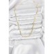 316L Çelik Zincir Gold Renk Ezme Zincir Model 65 cm Kadın Kolye - TJ-BKO10778