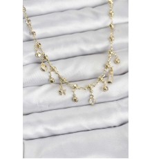 316L Çelik Zincir Gold Renk Kolye - TJ-BKO10784