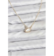 Pirinç Gold Renk Kuğu Model Kadın Kolye - TJ-BKO10798