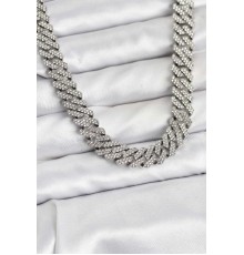 Pirinç Cuba Chain Gurmet Model Kolye - TJ-BKO10809