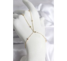 316L Çelik Gold Renk Topçuk Zincir Model Kadın Şahmeran - TJ-SN728