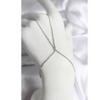 316L Çelik Gümüş Renk Ezme Zincir Model Kadın Şahmeran - TJ-SN731