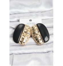 Siyah Renk Pirinç Vintage Kadın Küpe - TJ-BKP11497