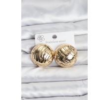 316L Çelik Gold Renk Vintage Kadın Küpe - TJ-BKP11503
