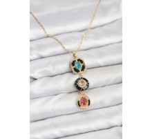 316L Çelik Vintage Model Kadın Kolye - TJ-BKO10815