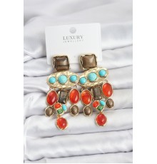 Vintage Sallantılı Kadın Küpe - TJ-BKP11594