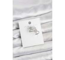 Gümüş Renk Zirkon Taşlı Yıldız Model Kıkırdak Earcuff Küpe - TJ-BKP11616