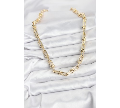 Pirinç Gold Renk Tifani Model Kadın Kolye - TJ-BKO10822