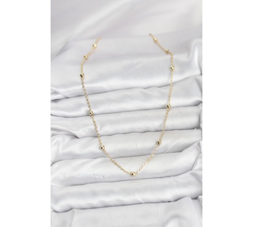 CM Gold Renk Top Zincirli Kadın Kolye - TJ-BKO10915