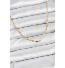 CM 14K Gold Renk Pirinç Zincir Model Kadın Kolye - TJ-BKO10917