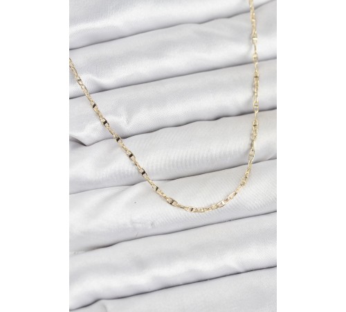 CM 14K Gold Renk Pirinç Gemi Zinciri Model Kadın Kolye - TJ-BKO10918