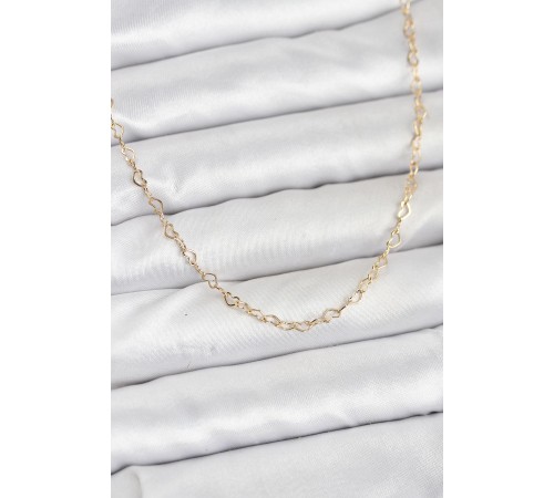 CM 14K Gold Renk Kalp Zincirli Kadın Kolye - TJ-BKO10924