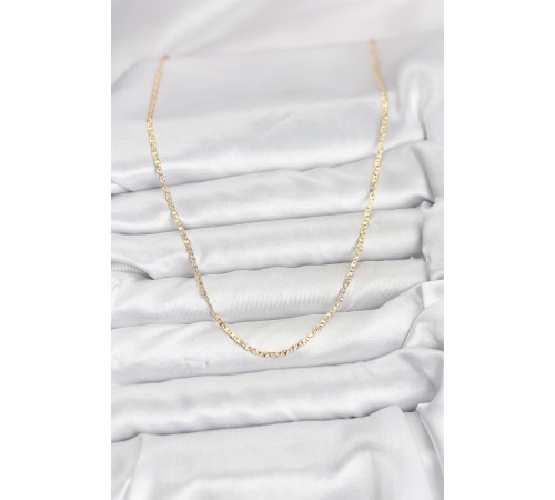 CM 14K Gold Renk Pirinç Lazer Model 60 cm Kadın Kolye - TJ-BKO10927