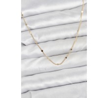 CM 14K Gold Renk Ezme Pul Model 60 cm Kadın Kolye - TJ-BKO10935