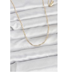 CM 14K Gold Renk Burgu Model 60 cm Kadın Kolye - TJ-BKO10942