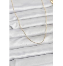 CM 14K Gold Renk İnce Top Zincirli 60 cm Kadın Kolye - TJ-BKO10943