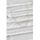 CM 14K Gold Renk İnce Top Zincirli 60 cm Kadın Kolye - TJ-BKO10943