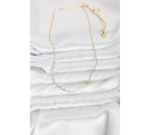 CM 14K Gold Renk Gemici Zincir Model 60 cm Kadın Kolye - TJ-BKO10947