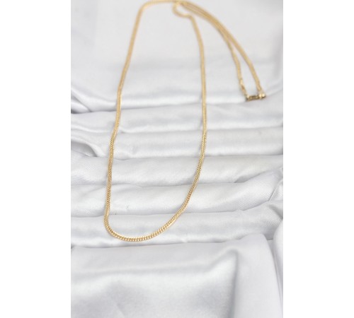 CM 14K Gold Renk Dolgun Zincir Model 60 cm Kadın Kolye - TJ-BKO10954