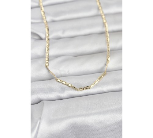 CM 14K Gold Renk Gemici Zincir Model 60 cm Kadın Kolye - TJ-BKO10968