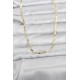CM 14K Gold Renk Zincir Model 60 cm Kadın Kolye - TJ-BKO10970