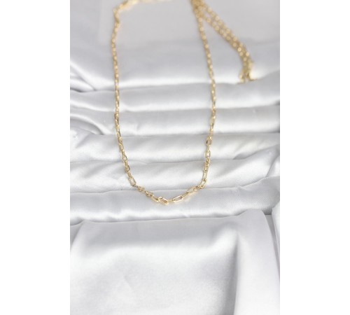 CM 14K Gold Renk Ataç Zincir Model 60 cm Kadın Kolye - TJ-BKO10979