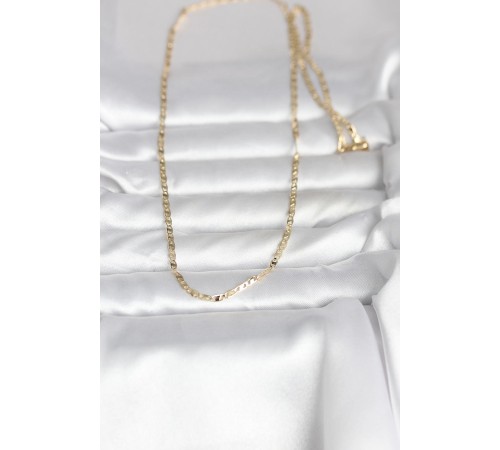 CM 14K Gold Renk Yassı Zincir Model 60 cm Kadın Kolye - TJ-BKO10984