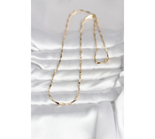 CM 14K Gold Renk Kesme Çubuk Zincirli Model 60 cm Kadın Kolye - TJ-BKO10988