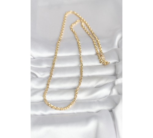 CM 14K Gold Renk Zincir Model 60 cm Kadın Kolye - TJ-BKO10993