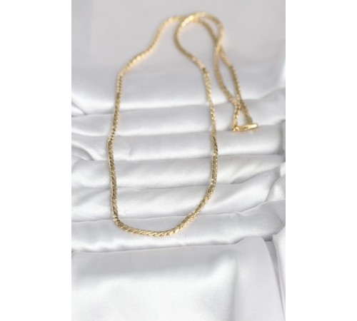 CM 14K Gold Renk Yassı Model 60 cm Kadın Kolye - TJ-BKO10994