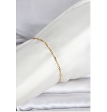 CM 14K Gold Renk Ezme Burgu Zincir Model Kadın Bileklik - TJ-BB8280