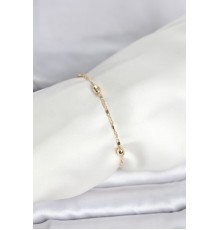 CM 14K Gold Renk Damla Topçuk Model Kadın Bileklik - TJ-BB8284