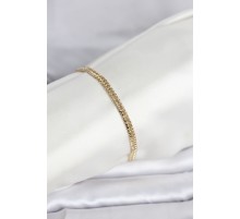 CM 14K Gold Renk Zincir Model Kadın Bileklik - TJ-BB8285