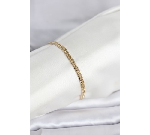 CM 14K Gold Renk Zincir Model Kadın Bileklik - TJ-BB8285