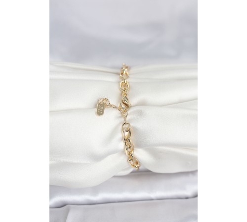 CM 14K Gold Renk Kalın Zincir Model Kadın Bileklik - TJ-BB8302