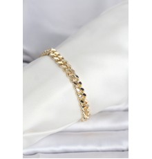 CM 14K Gold Renk Ezme Kalın Zincir Model Kadın Bileklik - TJ-BB8307