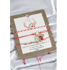 Marteniçka Bileklik 3'lü Uğur Böcekli Model - TJ-BB8308