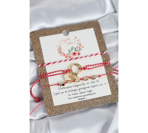 Marteniçka Bileklik 3'lü Kelebekli Model - TJ-BB8309