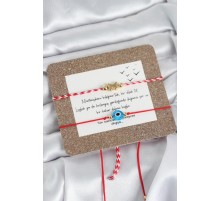 Marteniçka Bileklik 2'li Nazar ve Kelebek Model - TJ-BB8321