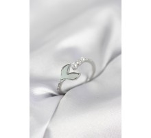 Gümüş Renk Balık Kuyruğu Model Kadın Yüzük - TJ-BYK4047