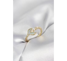 Gold Renk Balık Kuyruğu Model Kadın Yüzük - TJ-BYK4048